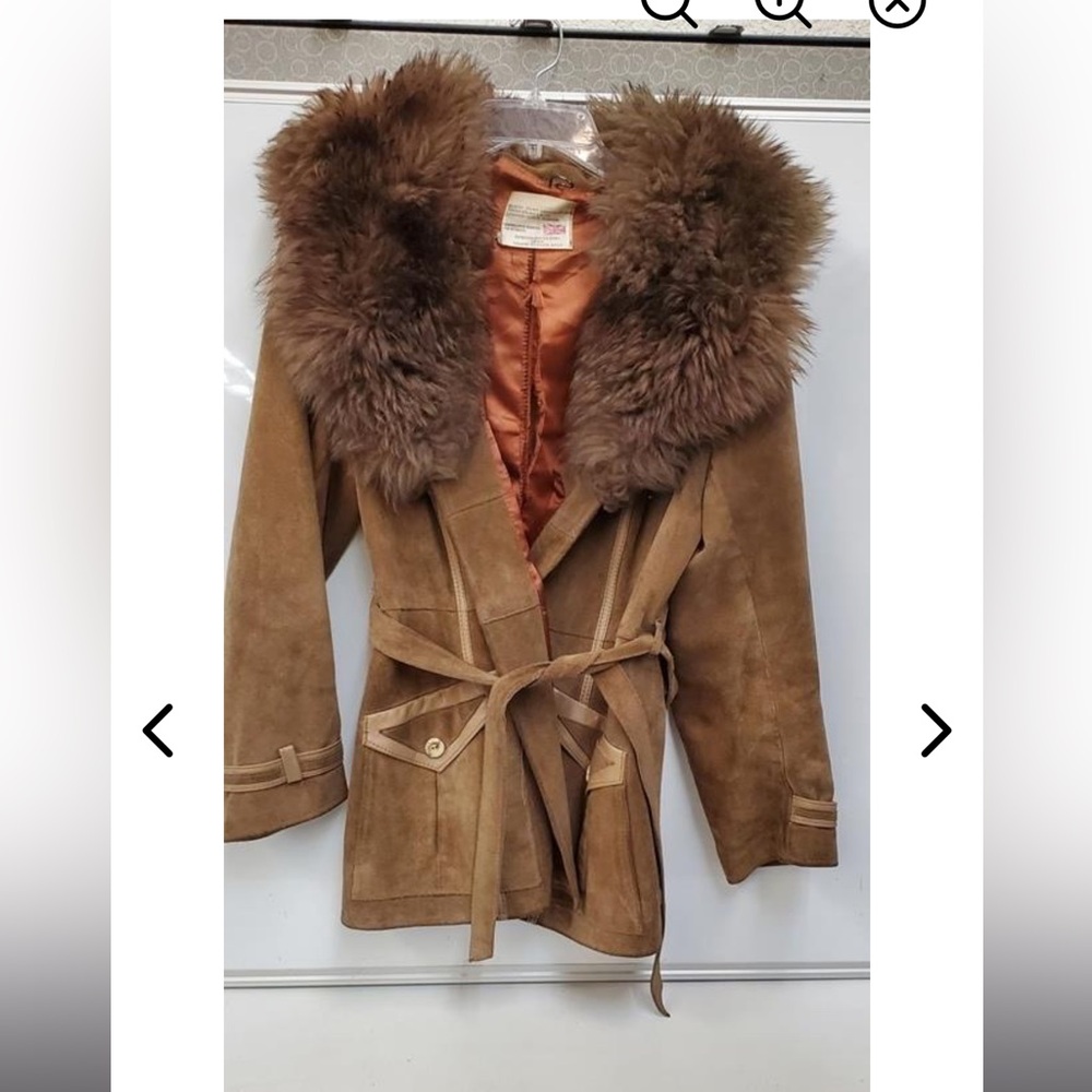 English leather suede lamb penny lane coat